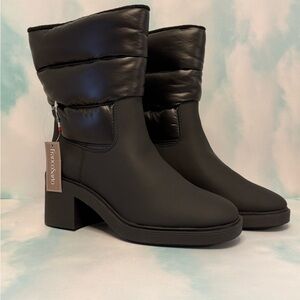 NWT. Franco Sarto Mid Shaft Cozy Puffer Boots. Style : Snow.